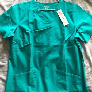 Teal Scrub Top